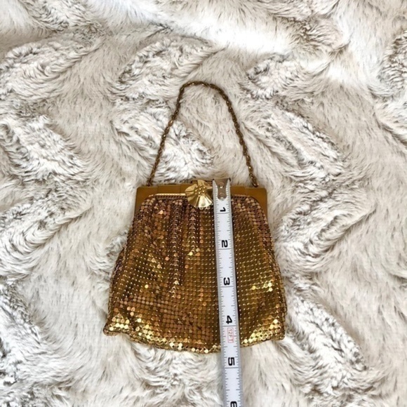 Whiting & Davis Gold Metal Mesh Handbag
